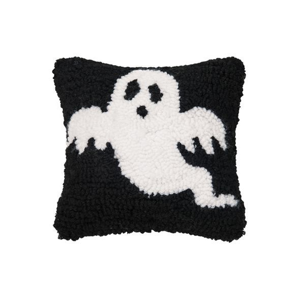 C&F Home Spooky Ghost Hooked Petite 8" x 12" Pillow | Target
