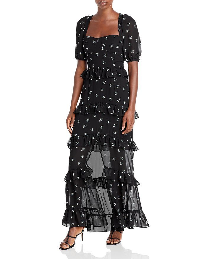 Bustier Tiered Maxi Dress | Bloomingdale's (US)