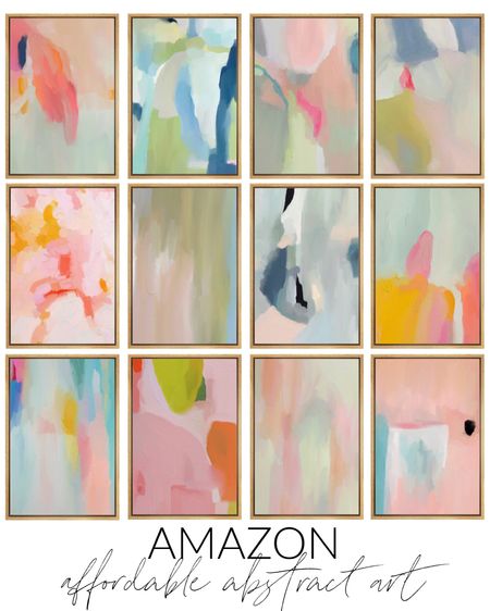 In love with this affordable framed abstract art from Amazon! There are 40 pieces of colorful art to choose from and each come in two sizes and three frame color options! I think they’d be stunning in a grouping for a gallery wall, in a nursery, in a hallway over a console table, or really anywhere you need a pop of color! . 

#amazonhome art, wall decor, Amazon finds, coastal style, nursery art, bathroom art, bedroom art

#ltkhome #ltkseasonal #ltkfindsunder50 #ltkfindsunder100 #ltkstyletip #ltksalealert #ltkkids #ltkfamily 

#LTKSeasonal #LTKhome #LTKfindsunder50
