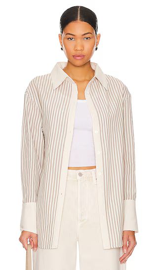 Stella Striped Shirt in Grey Multi | Revolve Clothing (Global)
