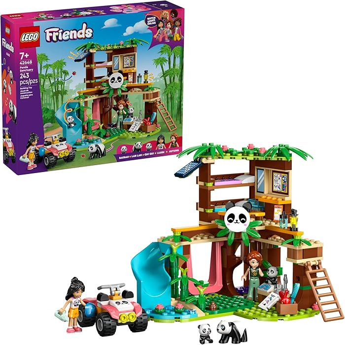 LEGO Friends Panda Sanctuary Pretend Play Toy, Interactive Storytelling & Building Playset, Ages ... | Amazon (US)