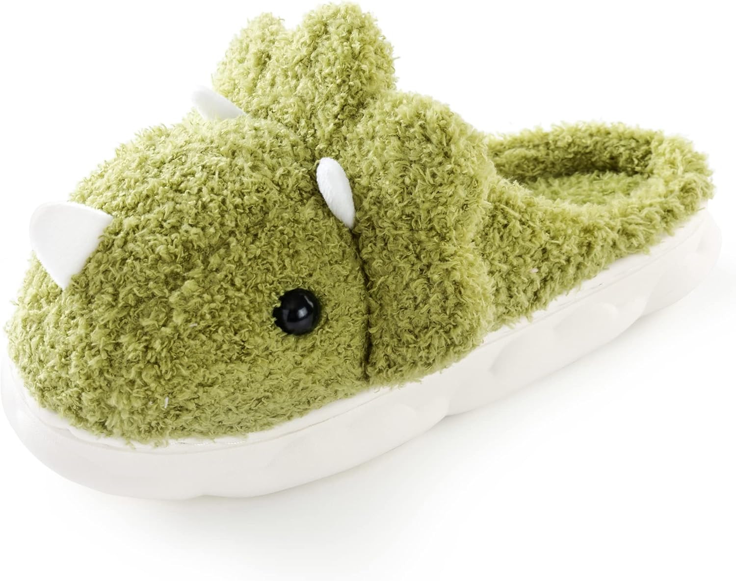 HEEHIPOO Kids Slippers Boys Winter Warm Animal Fuzzy House Slippers With Non-slip Rubber Thick So... | Amazon (US)