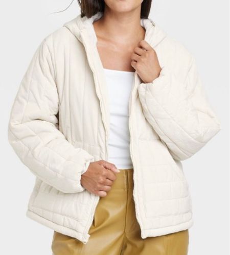 the cutest $35 cream puffer jacket from target

#LTKSeasonal #LTKstyletip #LTKunder50