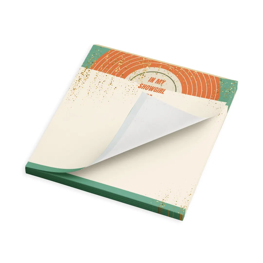 In my Showgirl Era Notepad, Glittery Feminine Stationery, Tear-Away Pages, Glamorous Gift for Swi... | Etsy (US)