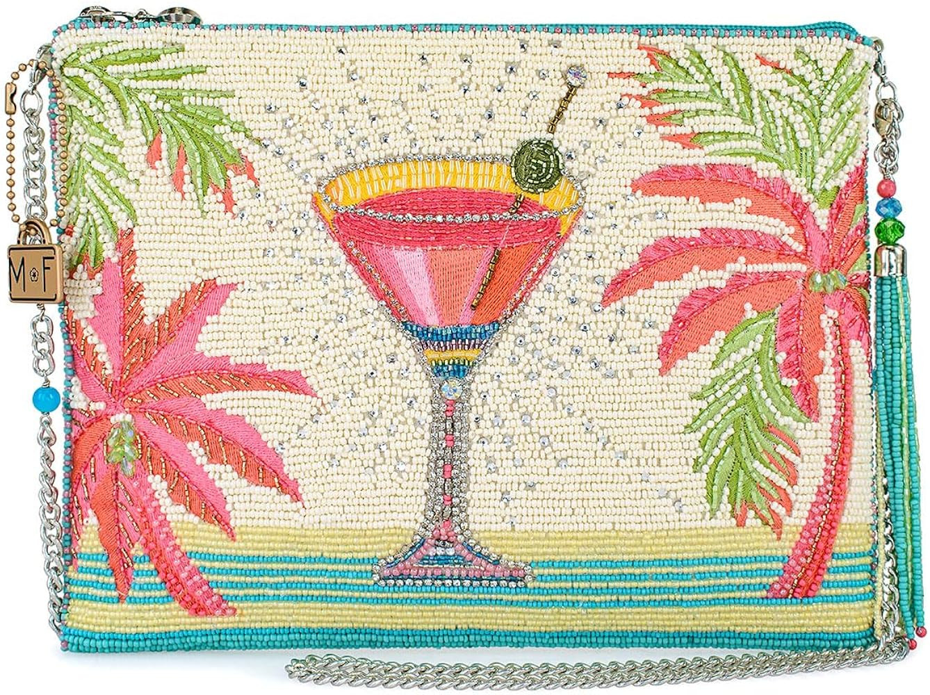 Mary Frances Palm Paradise Crossbody Handbag, Multi | Amazon (US)