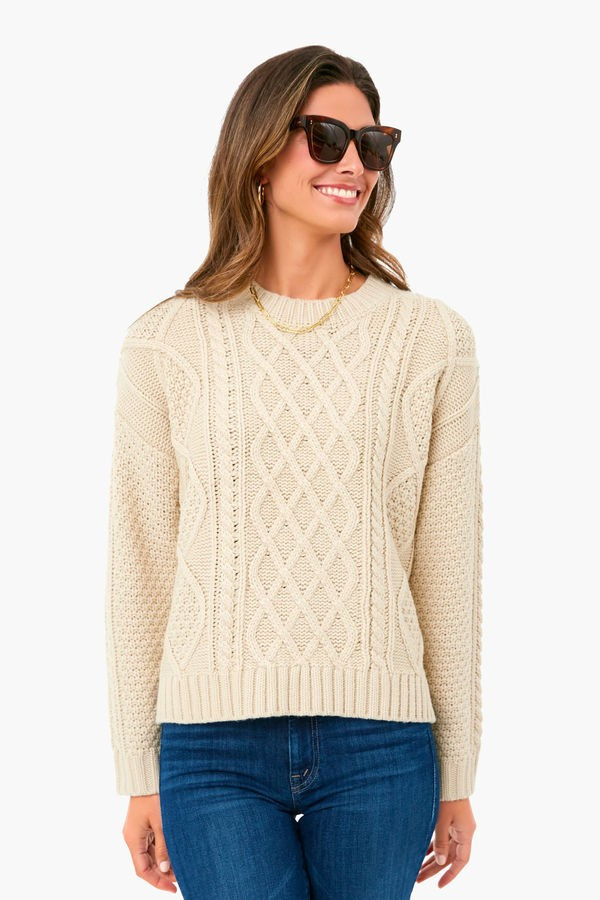 Exclusive Beige Carlita Sweater | Tuckernuck (US)