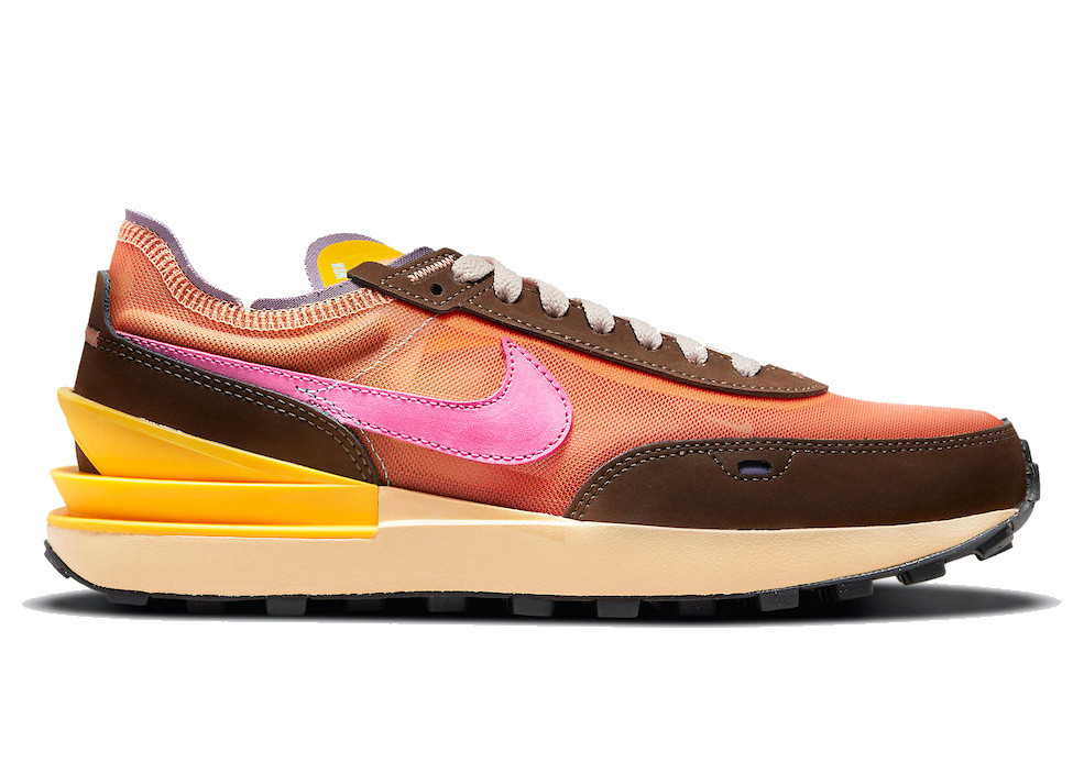 Nike Waffle One Exeter Edition Orange (Women's) Sneakers in Orange Pulse/Baroque Brown/University Gold | StockX
