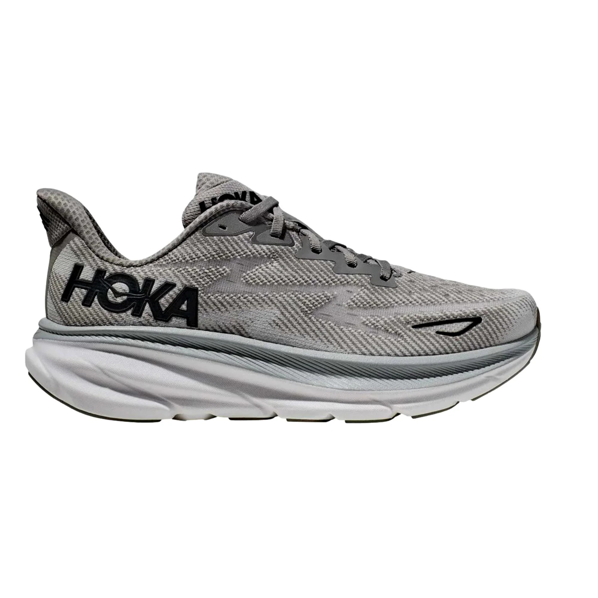Men's Hoka Clifton 9 Harmort Mist / Black 1127895-HMBC | Shop Simon