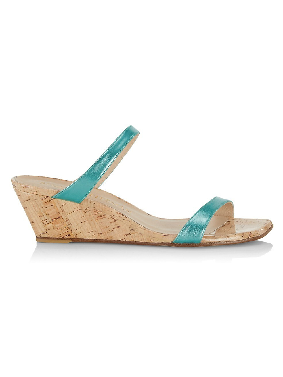 Aleena Metallic Leather Wedge Sandals | Saks Fifth Avenue