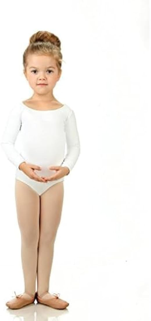 Elowel Pajamas Gymnastics Leotards for Girls - Long Sleeve & Scoop Neck Leotard for Girls Dance | Amazon (US)