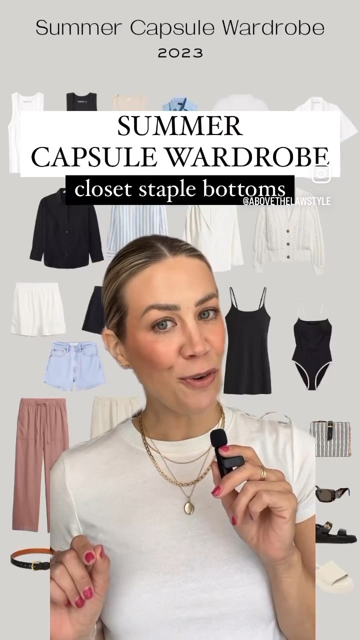 Summer Capsule Wardrobe: Bottoms
•
linen shorts, tailored shorts, jean shorts, denim shorts, linen pants, twill pants 

#LTKSeasonal #LTKunder50 #LTKstyletip