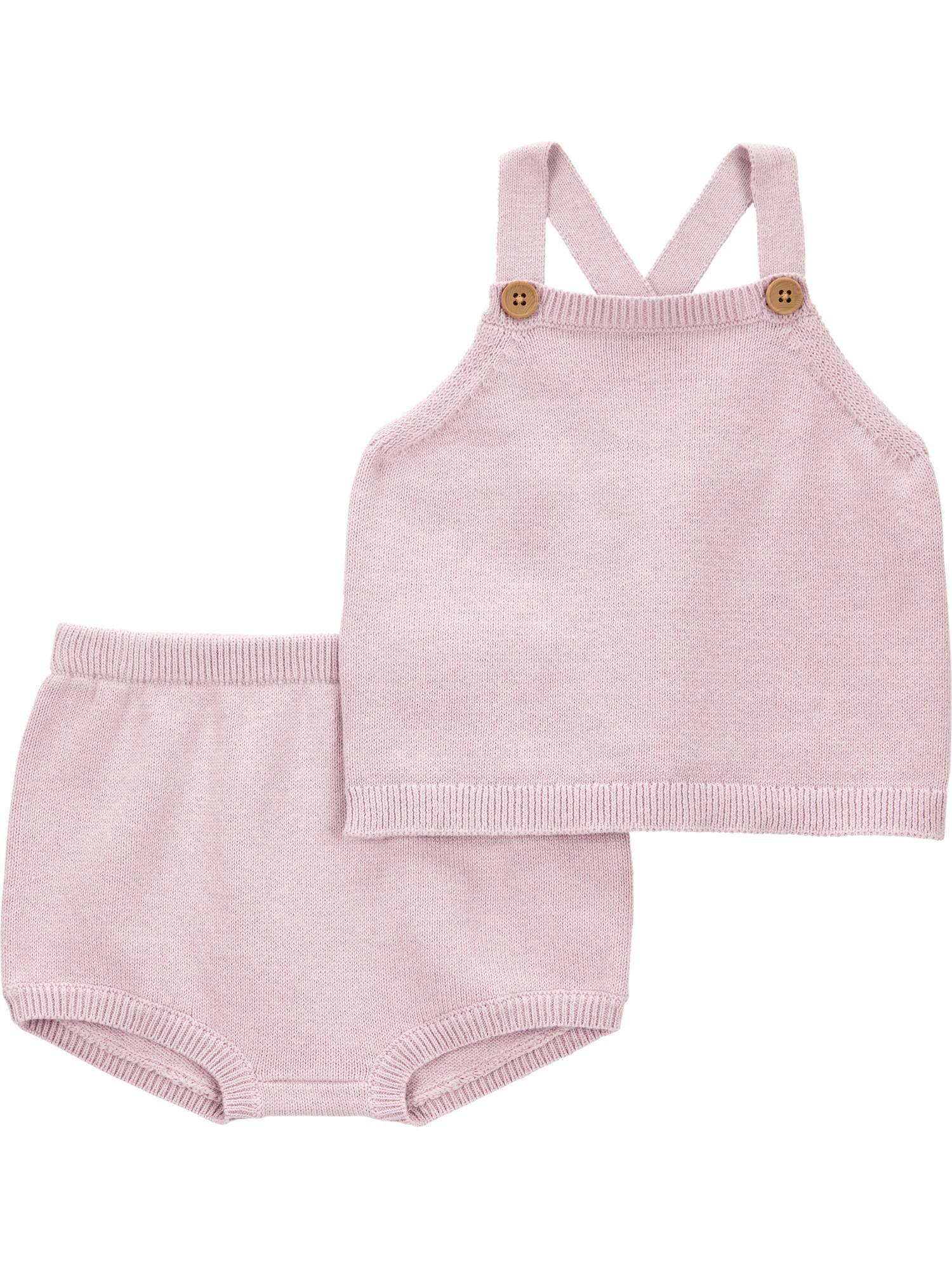 Carter's Child of Mine Baby Girl Outfit Set, 2-Piece, Sizes 0/3-24 Months | Walmart (US)