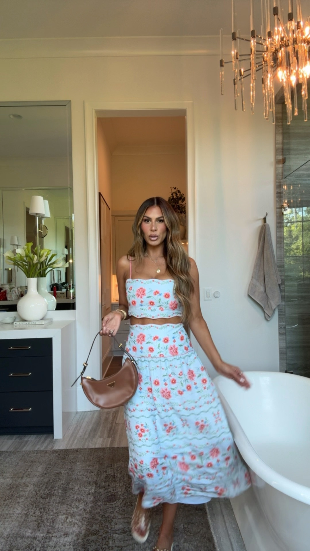 Wearing size small in this set