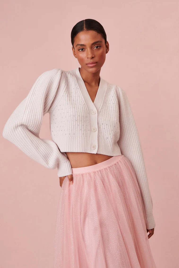 Auden Embellished Cardigan | LoveShackFancy