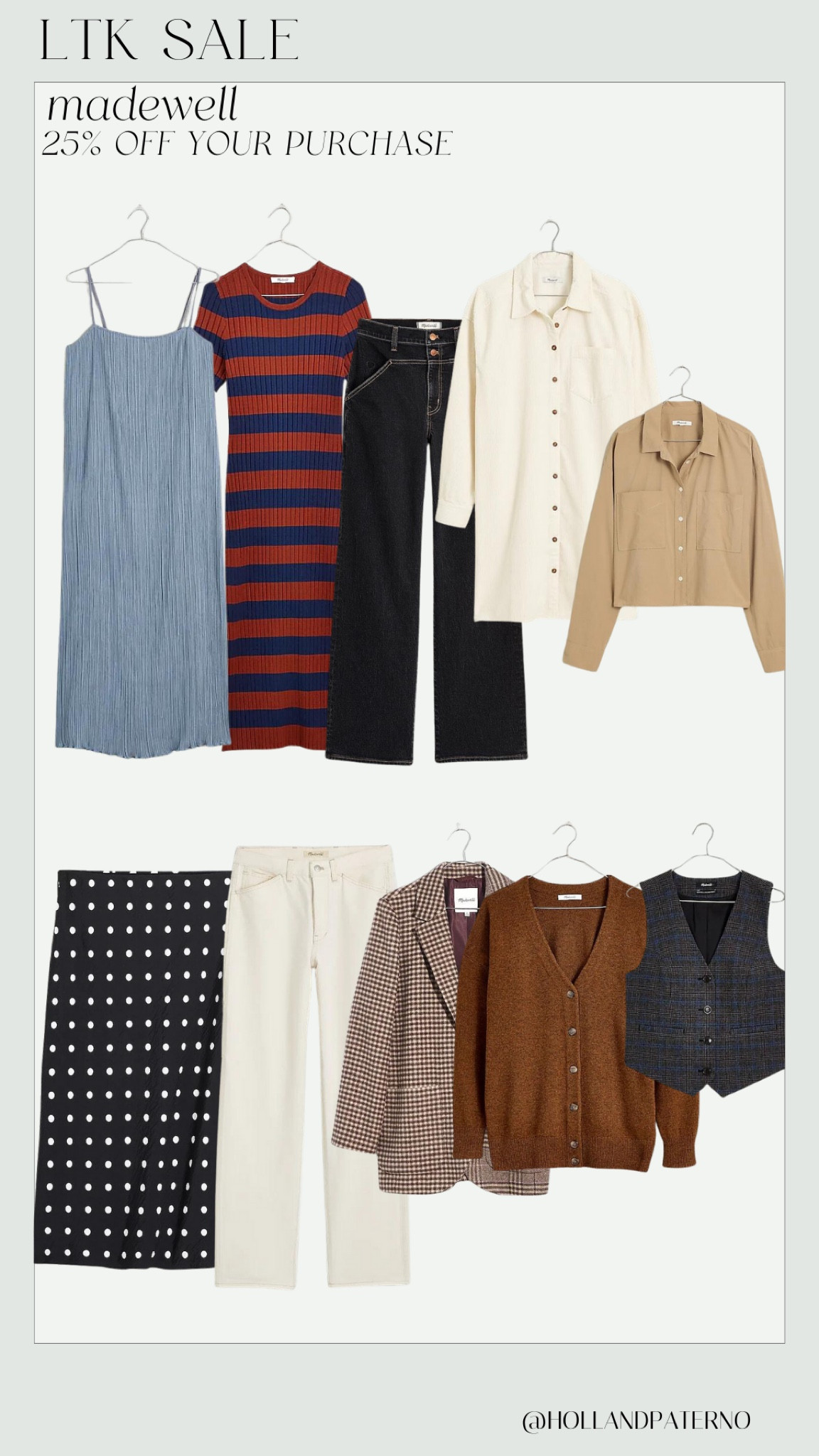 25% off at madewell this weekend!

#LTKSeasonal #LTKSale #LTKstyletip