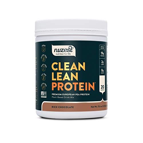 Rich Chocolate Clean Lean Protein by Nuzest - Premium Vegan Protein Powder, Plant Based Protein Powd | Amazon (US)
