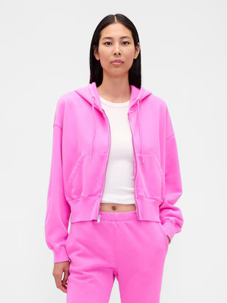 VintageSoft Wedge Zip Hoodie | Gap (US)