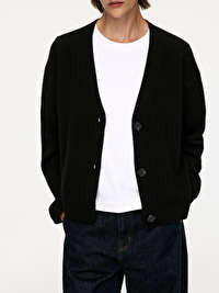 Cashmere-Wool Cardigan | Arket UK