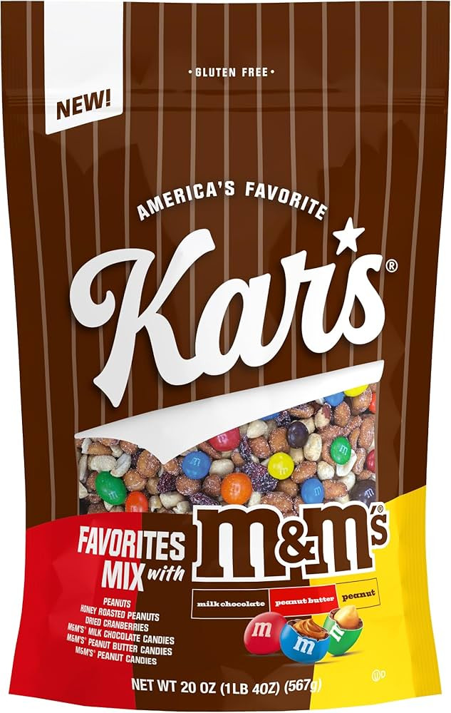 Kar's Nuts Favorite Mix with M&M'S Candies - 20oz (Pack of 6) | Amazon (US)
