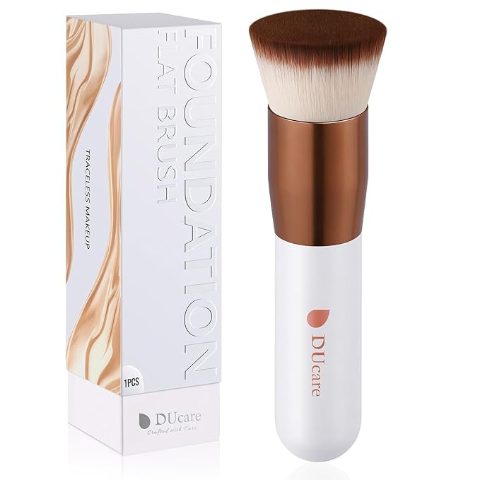 DUcare Foundation Brush,Flat Top Kabuki Brush Synthetic Professional Makeup Brush Liquid Blending... | Amazon (US)