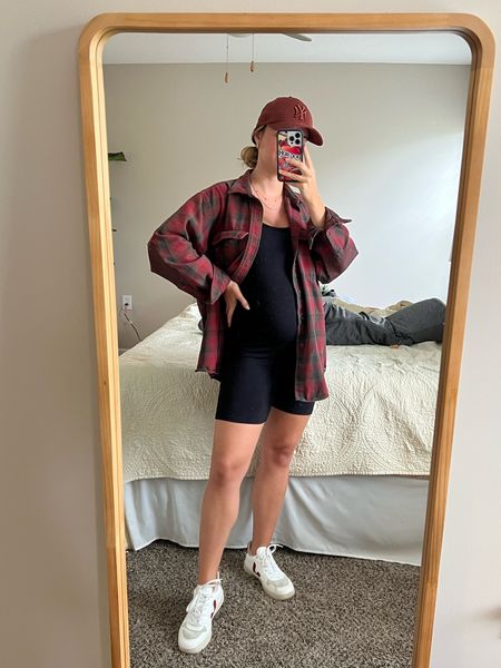 Amazon romper 
Thrifted flannel

