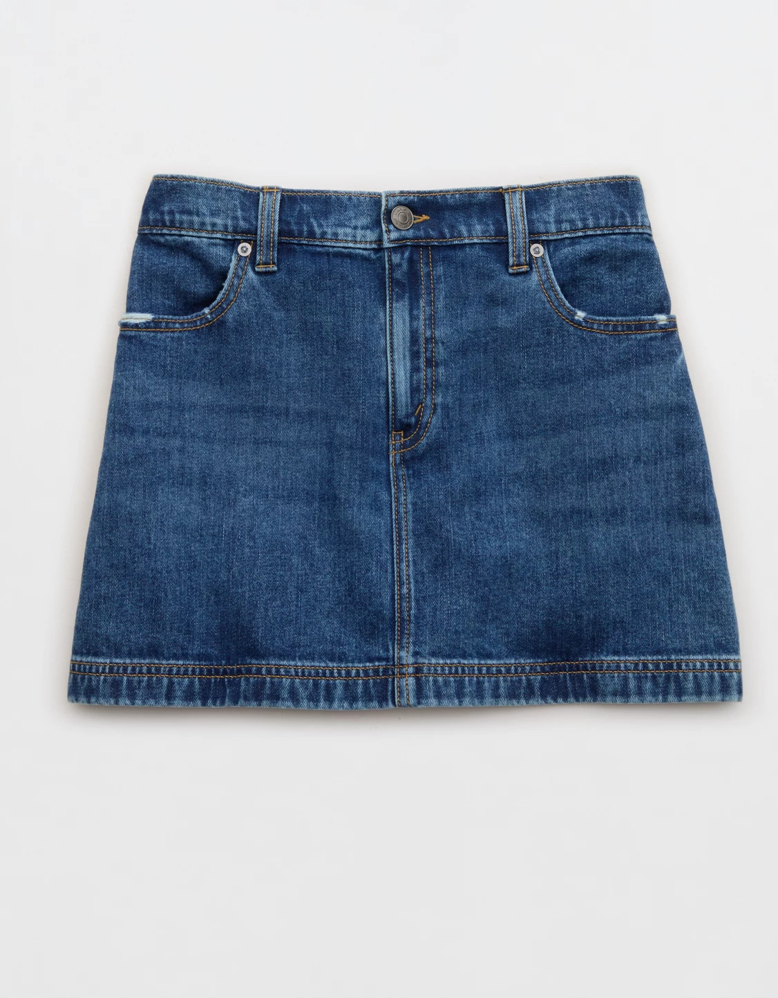 Aerie Daydream Denim Mini Skirt | Aerie