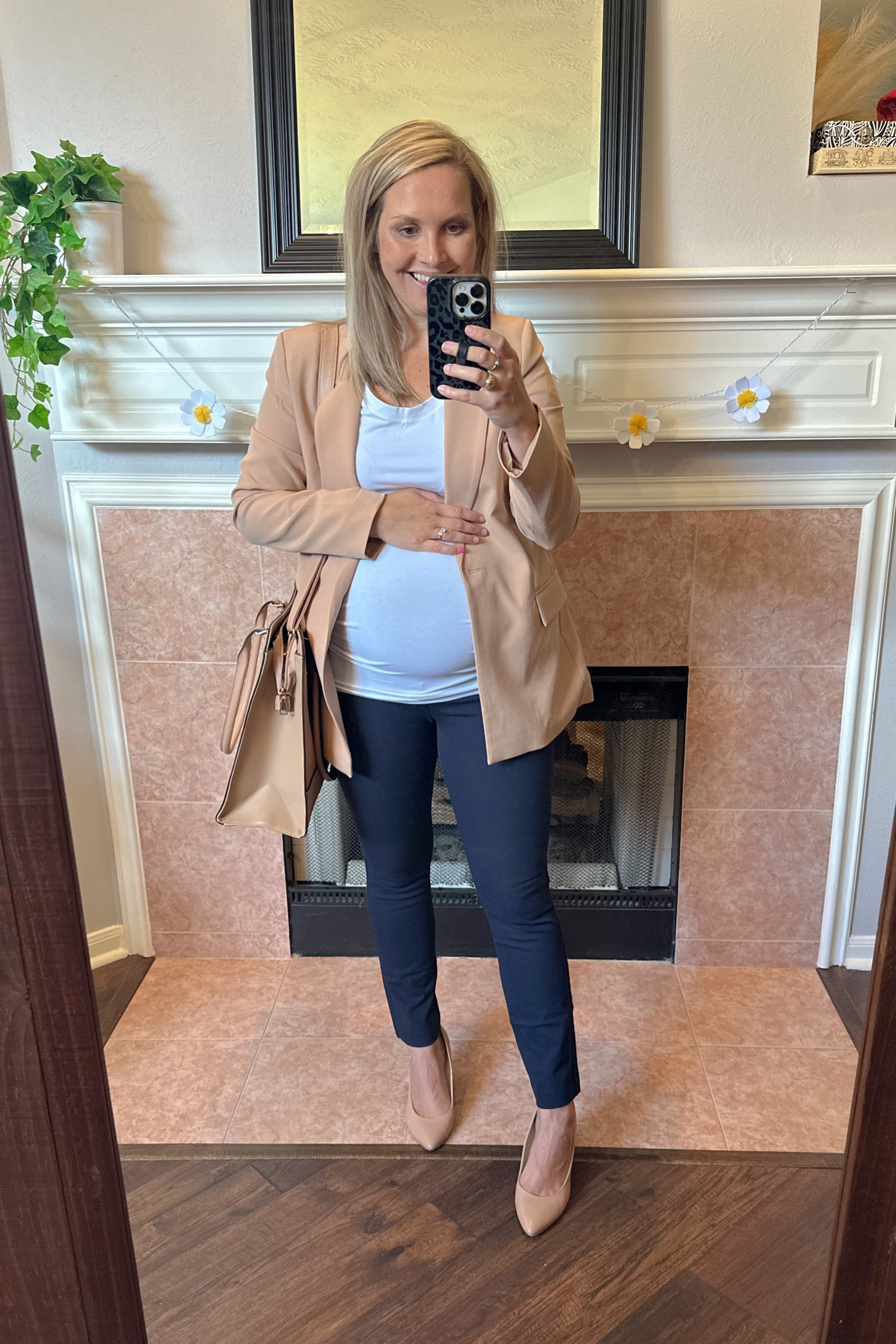 Maternity work wear. I’m wearing a size medium in the top, size small in the blazer, and size 6 in the pants. 

Maternity, work outfit, teacher outfit, old navy style, Amazon style 

#LTKworkwear #LTKitbag #LTKbump