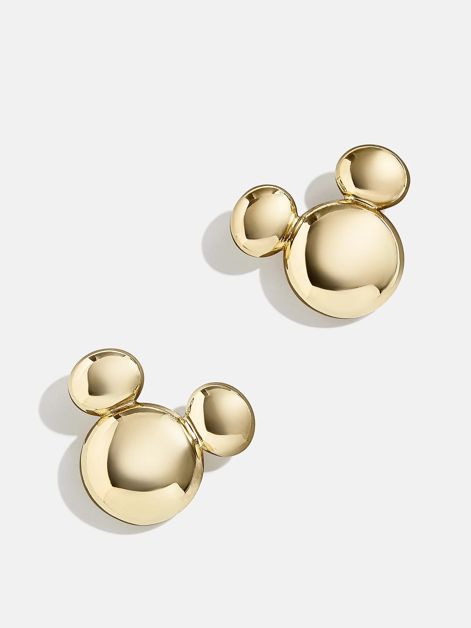 Mickey Mouse disney Gold Earrings - Gold | BaubleBar (US)