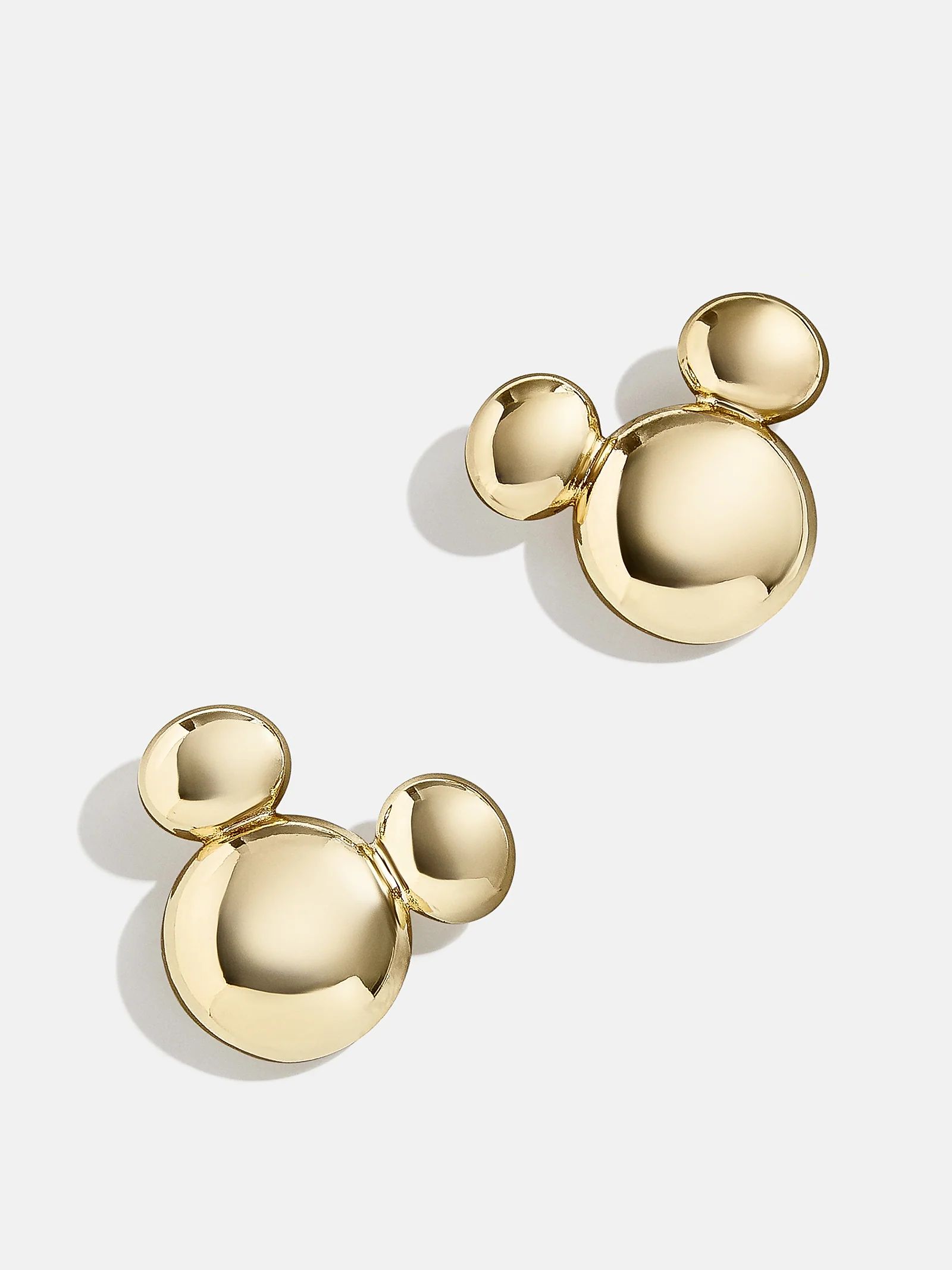 Mickey Mouse Disney Gold Earrings - Gold | BaubleBar (US)