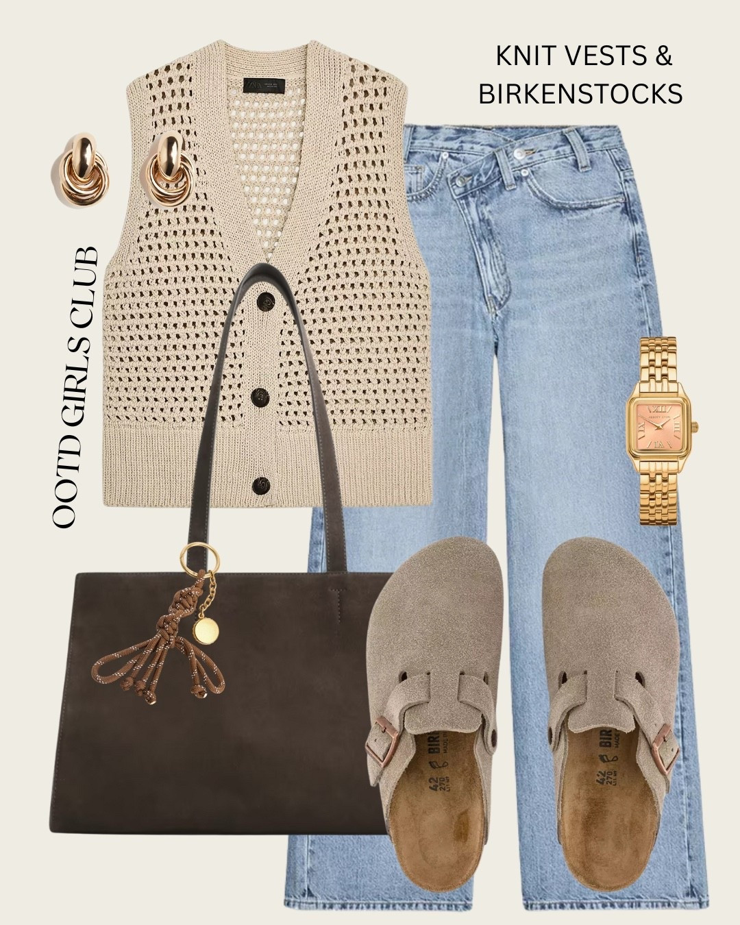 Autumn trends  - knit vests and Birkenstocks 

#LTKautumn #LTKstyletip #LTKshoes