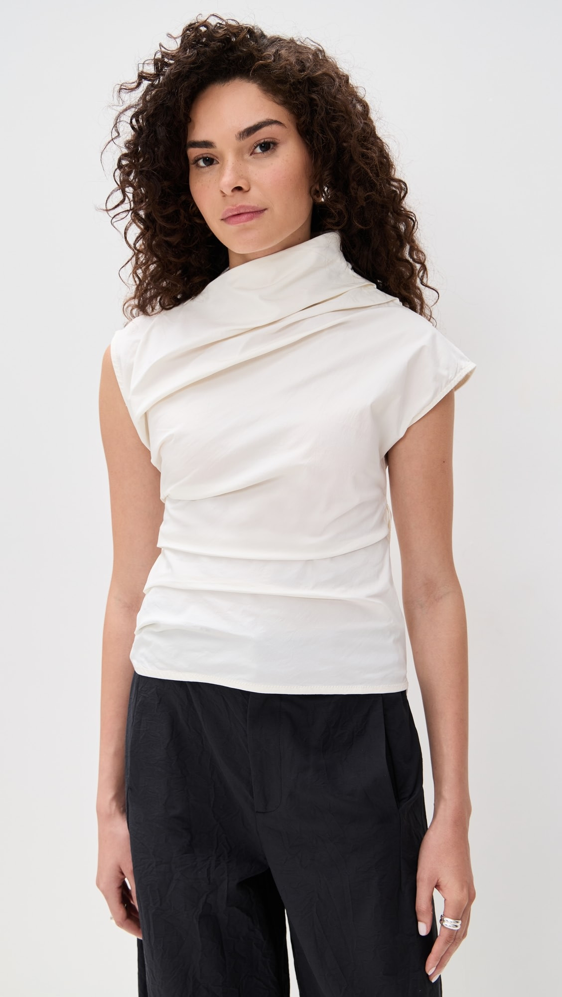 Stretch Cotton Ruched Top | Shopbop