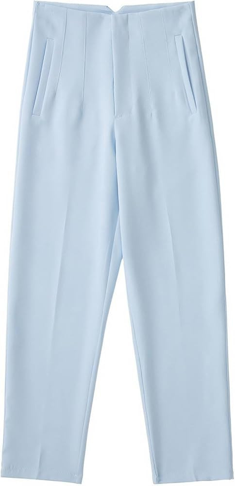 KCaHFO Women's Bootcut Dress Pants Business Casual Stretchy Work Pants with Pockets Pull On Regul... | Amazon (US)