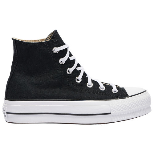 Converse Womens Converse All Star Platform Hi - Womens Shoes Black/White Size 9.0 | Champs Sports Canada