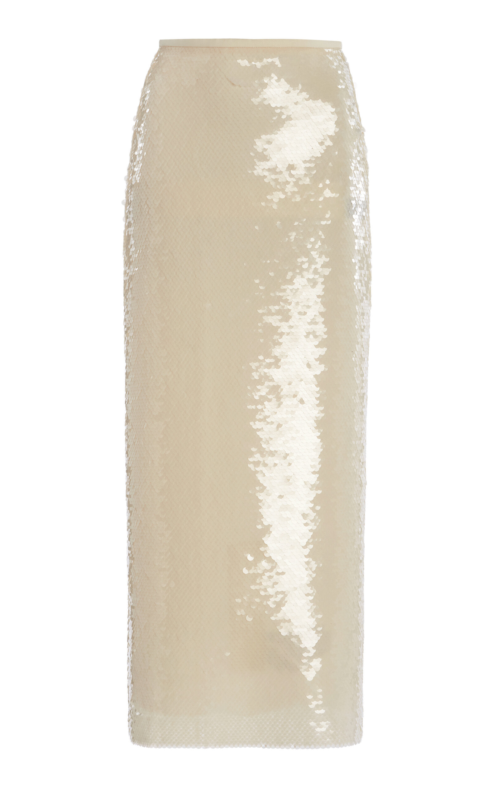 SEV - Sequined Midi Skirt - Ivory - FR 42 - Moda Operandi | Moda Operandi (Global)