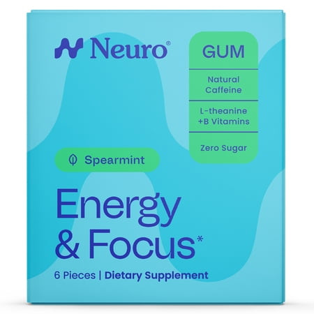 NeuroGum Energy & Focus Spearmint 6pc | Walmart (US)