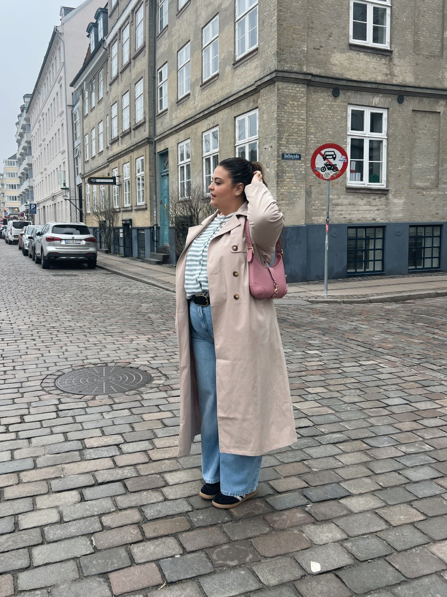 Day two Copenhagen outfit ✈️

Pastel spring outfit, pastel winter outfit, trench coat, neutral trench jacket, long trench coat, blue jeans, blue new look jeans, new look adalae jeans, pink bag, pink coach bag, stripe cardigan, cardigan outfit, spring outfit inspo, spring inspo 

#LTKmidsize #LTKspring #LTKuk
