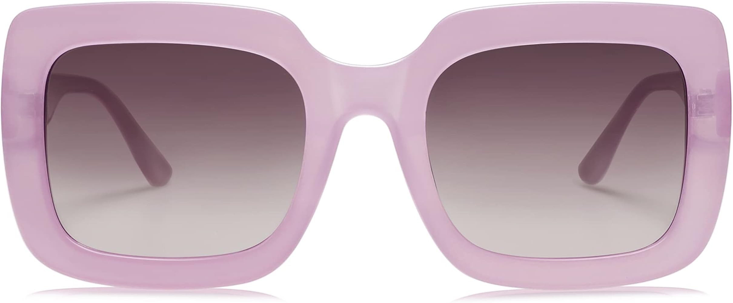 SOJOS Retro Nude Square Polarized Sunglasses for Women Trendy 90s Rectangle Sun Glasses UV400 Sha... | Amazon (US)