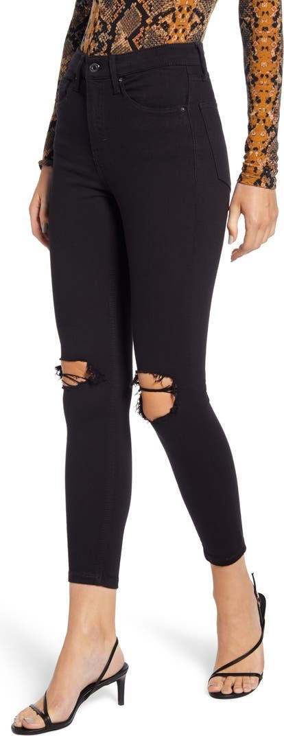 Jamie High Waist Ripped Skinny Jeans | Nordstrom
