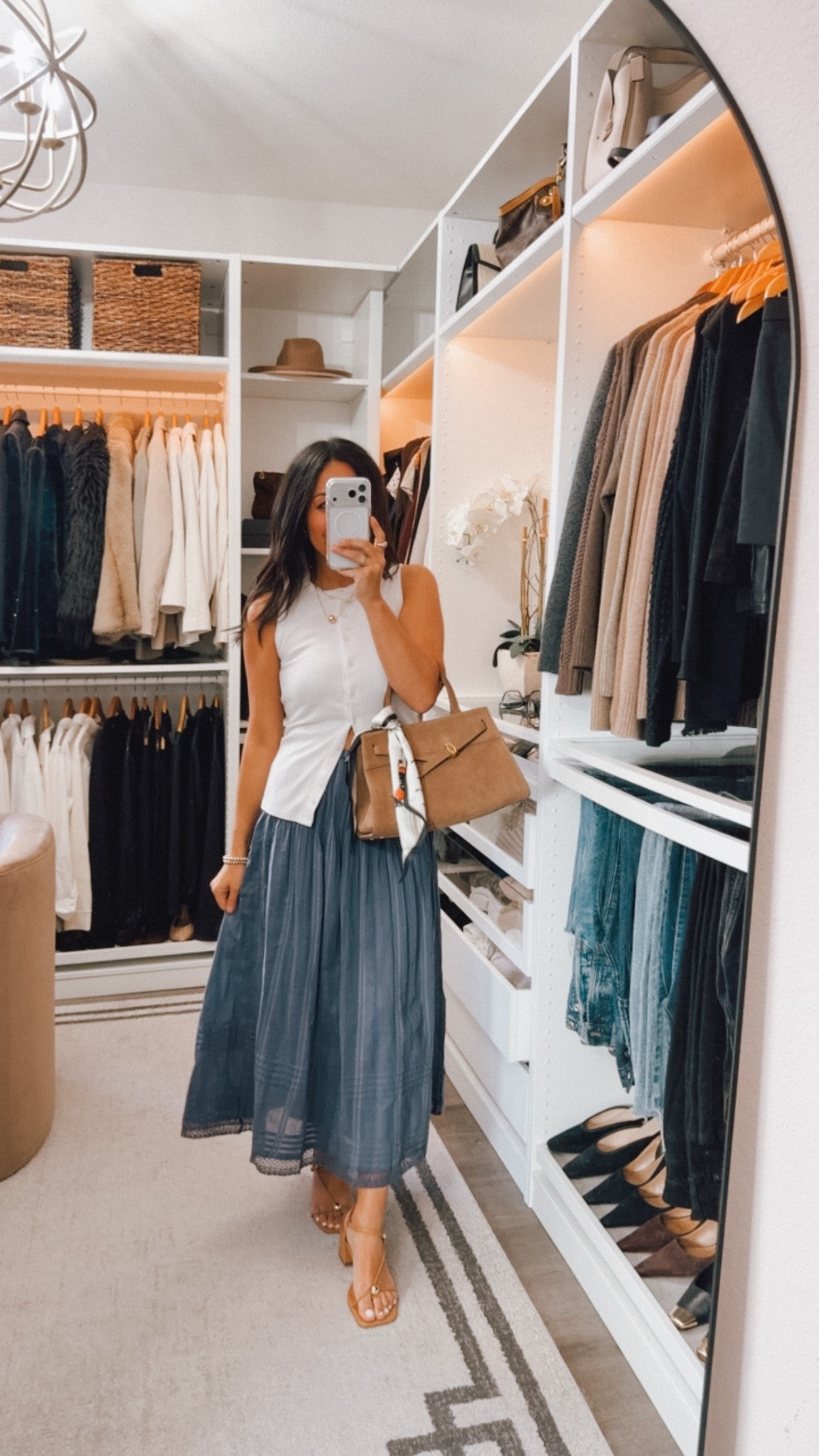 Easy flowy skirt- wearing an xs (I’m normally a 26 in denim) 

#LTKOver40 #LTKootd