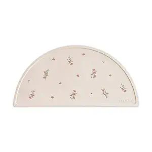 mushie Silicone Placemat for Kids | BPA-Free Non-Slip Design (Pink Flowers) | Amazon (US)