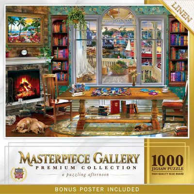 MasterPieces 1000 Piece Jigsaw Puzzle - A Puzzling Afternoon - 26.8"x19.3" | Target