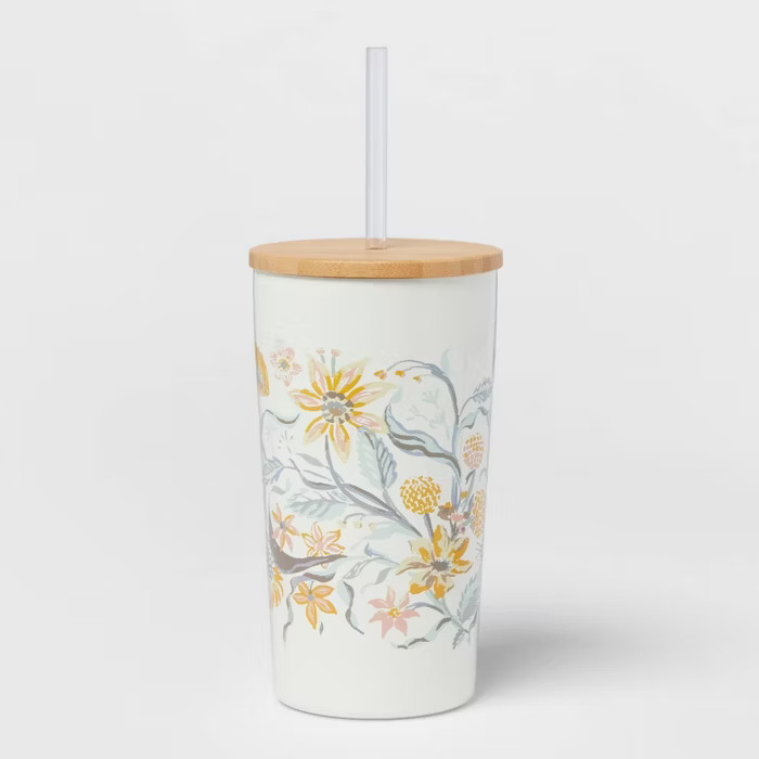 20oz Stainless Steel Straw Tumbler - Threshold™ | Target