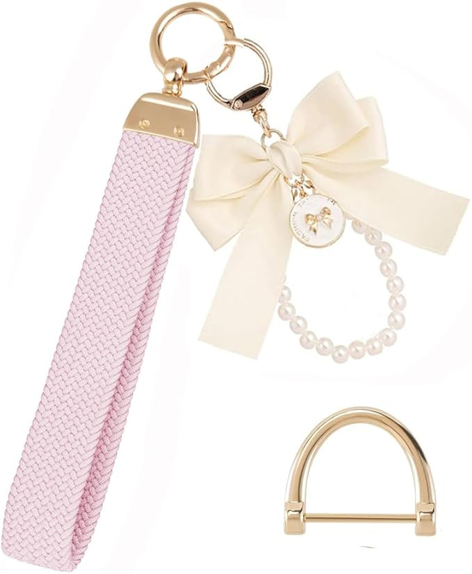 Wristlet Keychain for Women Wrist Lanyard for Keys Wristlet Strap Keychain Wristlet with D-ring a... | Amazon (US)