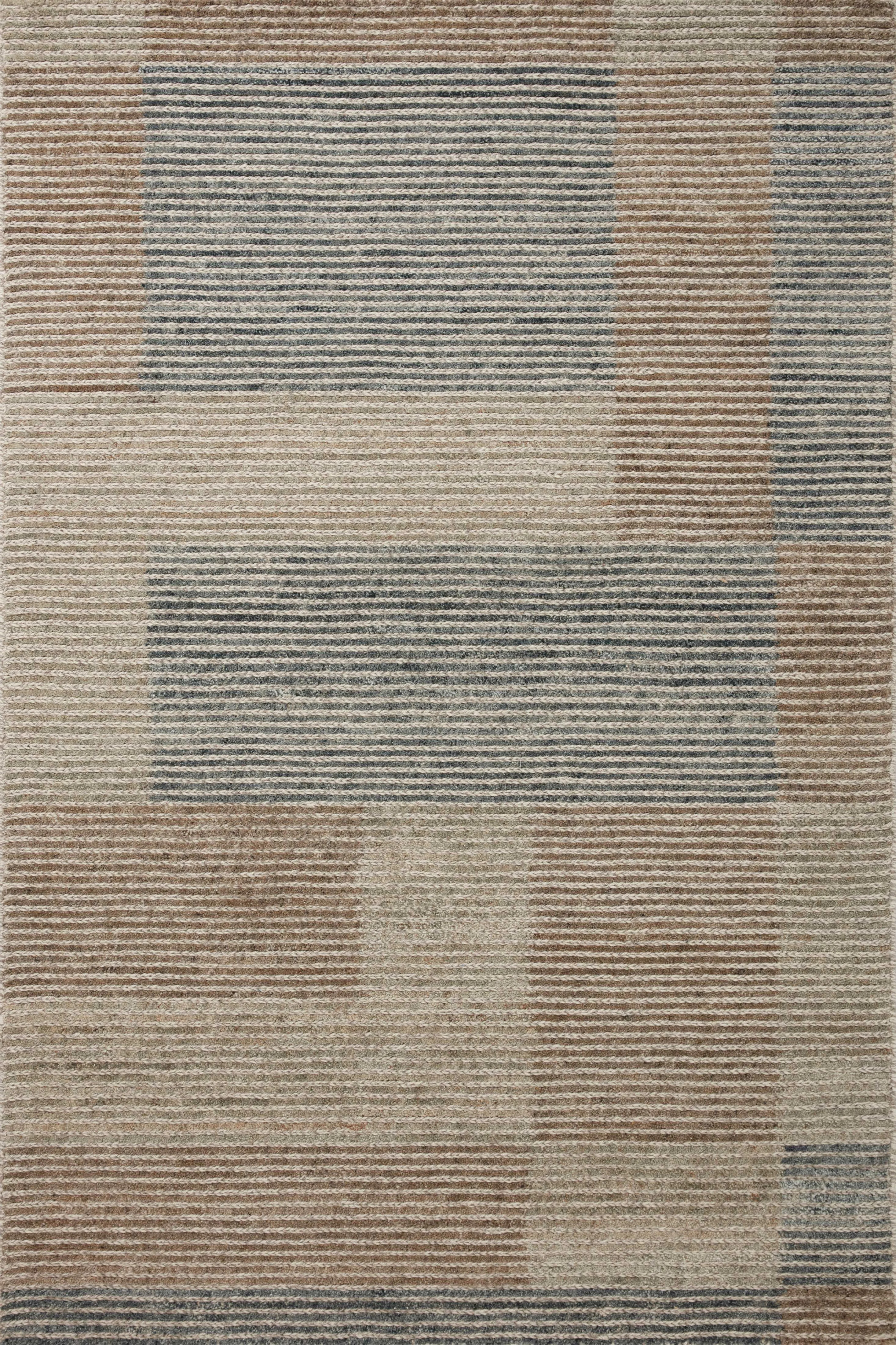 Stiles STI-01 Beige/Slate Wool Hand-Tufted Area Rug | Rugs Direct