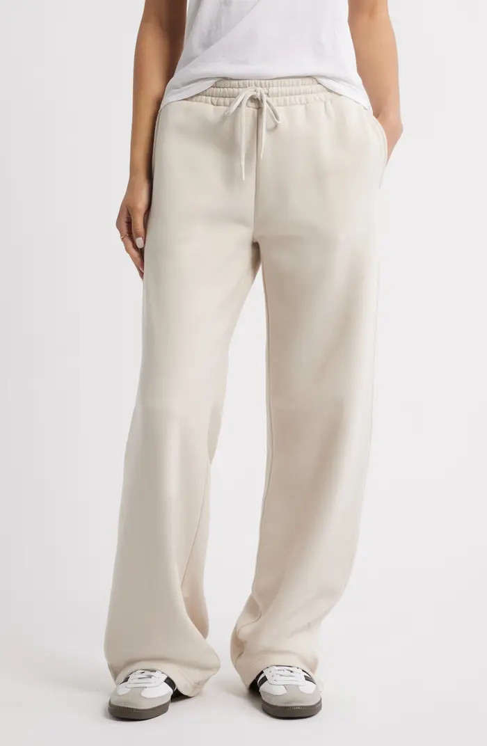 BP. Wide Leg Fleece Pants | Nordstrom | Nordstrom