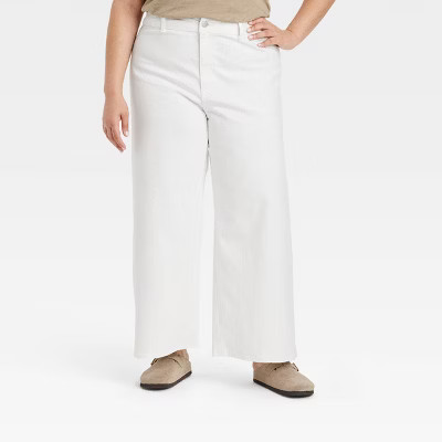 Women's High-Rise Sailor Wide Leg Ankle Jeans - Universal Thread™ | Target