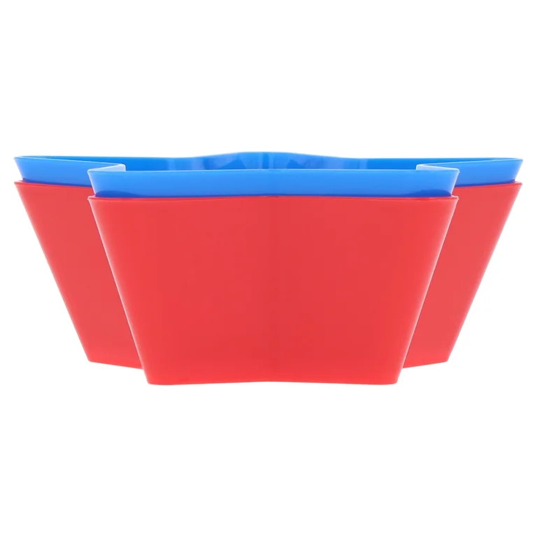 Star-Shaped Bowls, Red and Blue, 2 Count, Patriotic by Way To Celebrate | Walmart (US)
