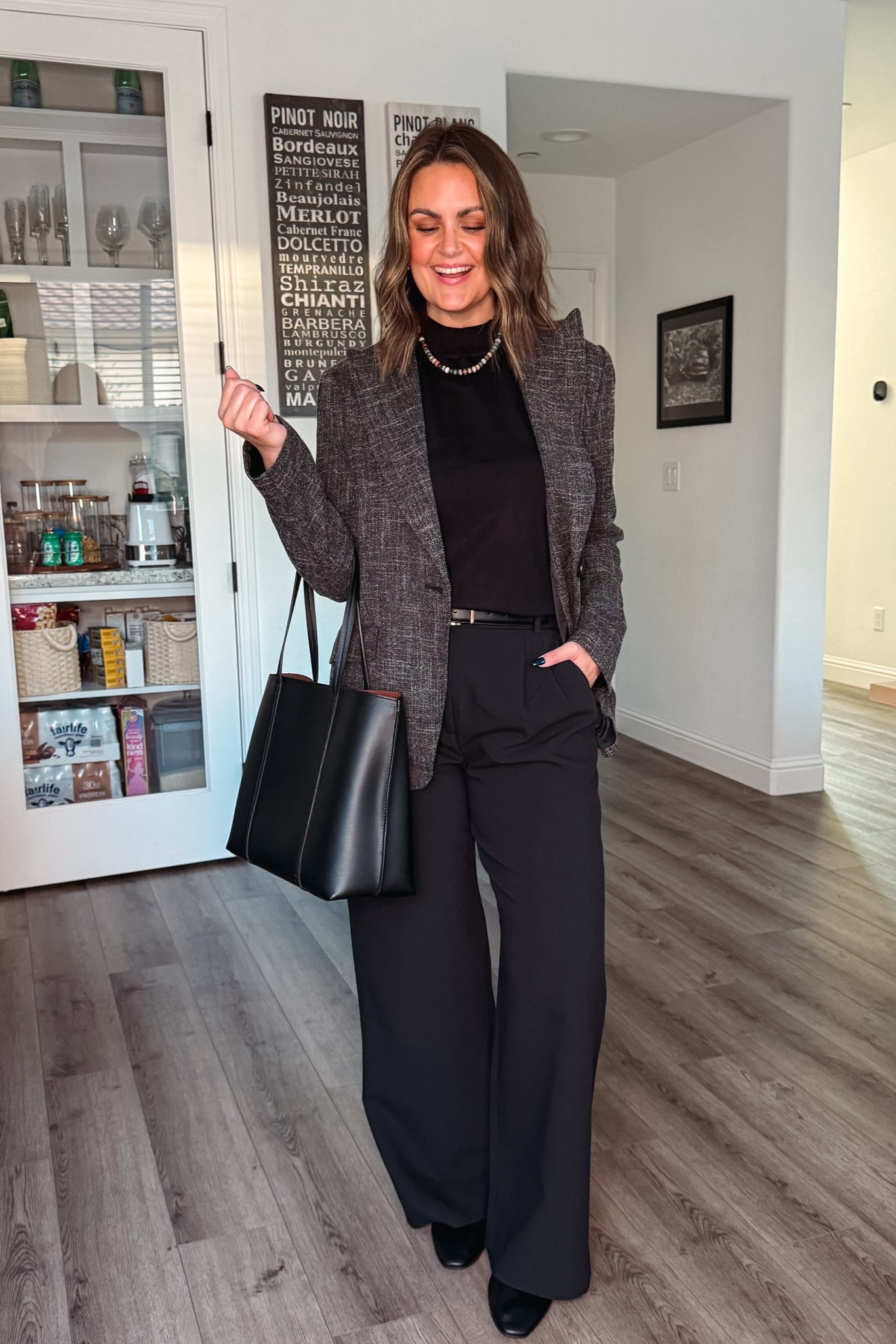 Elevated basics for work

Pants, 32 (size up 1)
Shirt, medium
Jacket, large
Shoes, 10 (true size)
Belt, L/XL

Size 12, midsize, office outfit, all black outfit, trousers, workwear, Abercrombie, Nordstrom rack, curvy style, size 12 style, over 30 style, business casual, conference outfit 

#LTKOver40 #LTKWorkwear #LTKStyleTip