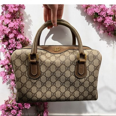 Gucci Vintage GG Supreme Dr Bag With Gold Plated Hardware | eBay | eBay US