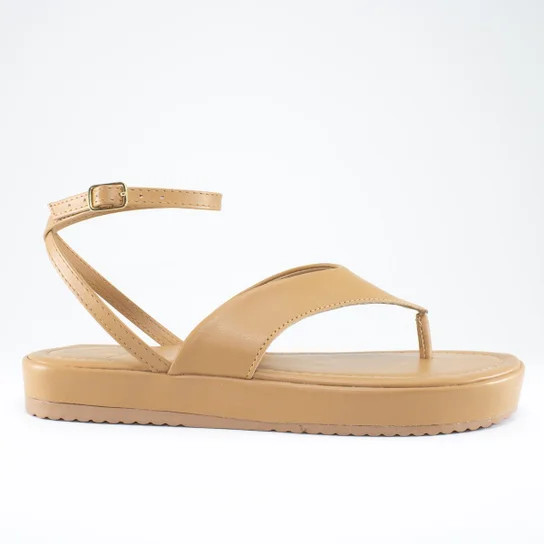 Sandália Chinelo Dedo Feminino Flatform Plataforma Conforto Moda - Âmbar | Netshoes (BR)